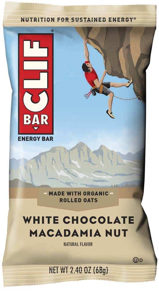 Clif Bar White Chocolate & Macadamia Nut - Tramping Food and Accessories sold by Venture Outdoors NZ