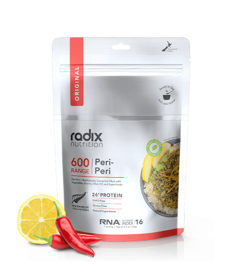 Radix Nutrition Original 600 Peri-Peri v8.0 - Tramping Food and Accessories sold by Venture Outdoors NZ