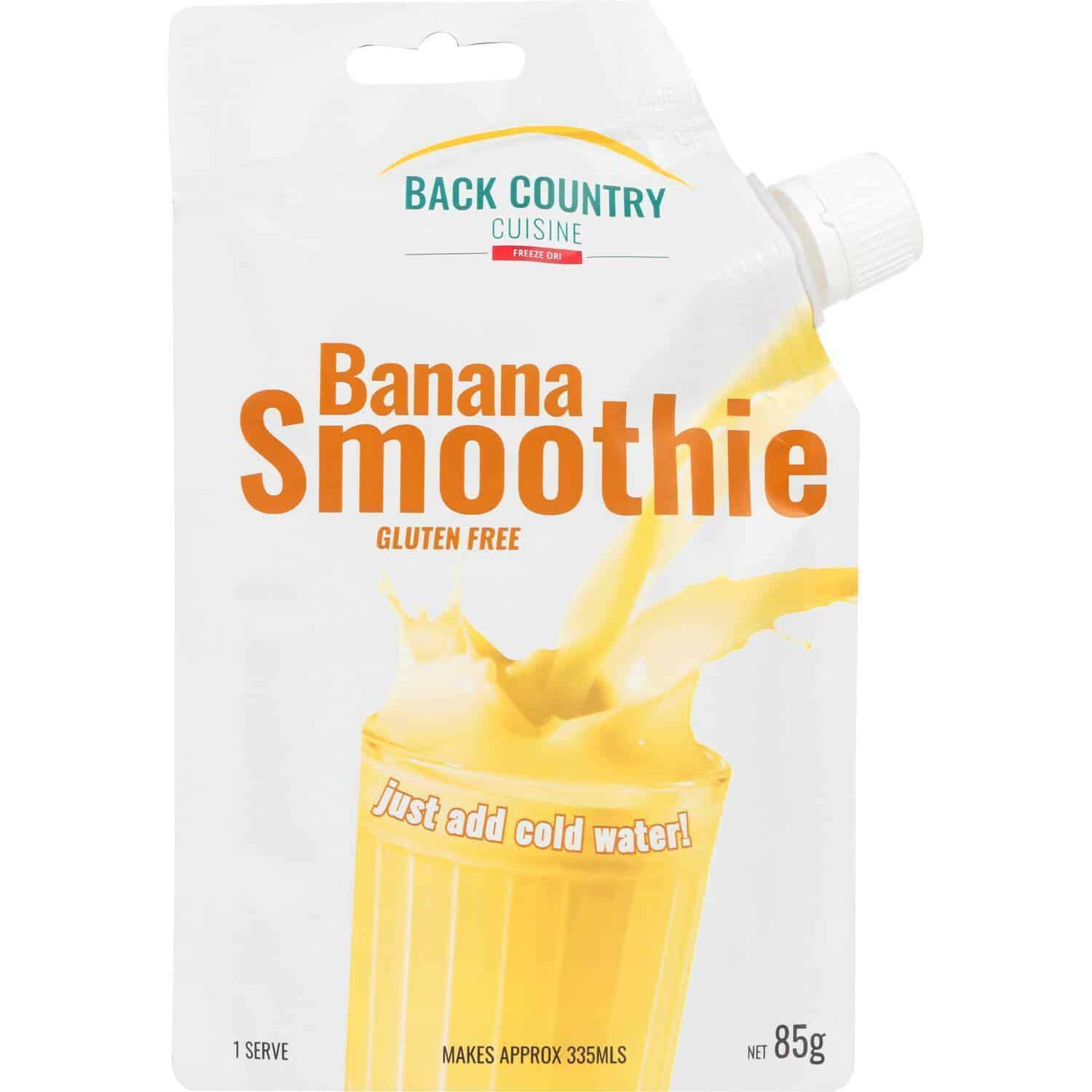 Back Country Cuisine Banana Smoothie - Tramping Food and Accessories sold by Venture Outdoors NZ