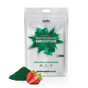 Radix Nutrition Post Workout Spirulina & Strawberry Smoothie - Tramping Food and Accessories sold by Venture Outdoors NZ