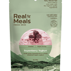 Real Meals Boysenberry Yoghurt - Tramping Food and Accessories sold by Venture Outdoors NZ