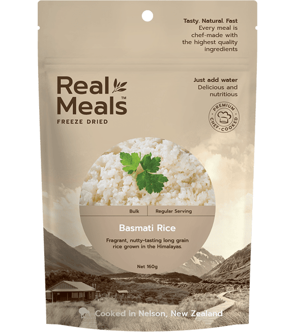 Real Meals Basmati Rice - Tramping Food and Accessories sold by Venture Outdoors NZ