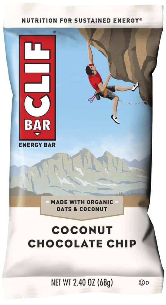 Clif Bar Coconut Chocolate Chip - Tramping Food and Accessories sold by Venture Outdoors NZ
