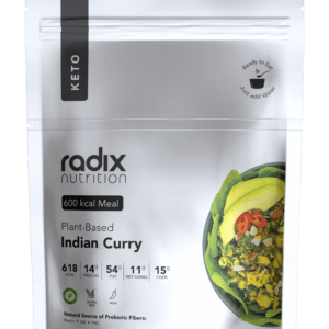 Radix Nutrition Keto 600 Plant Based Indian Style Curry V7 - Tramping Food and Accessories sold by Venture Outdoors NZ