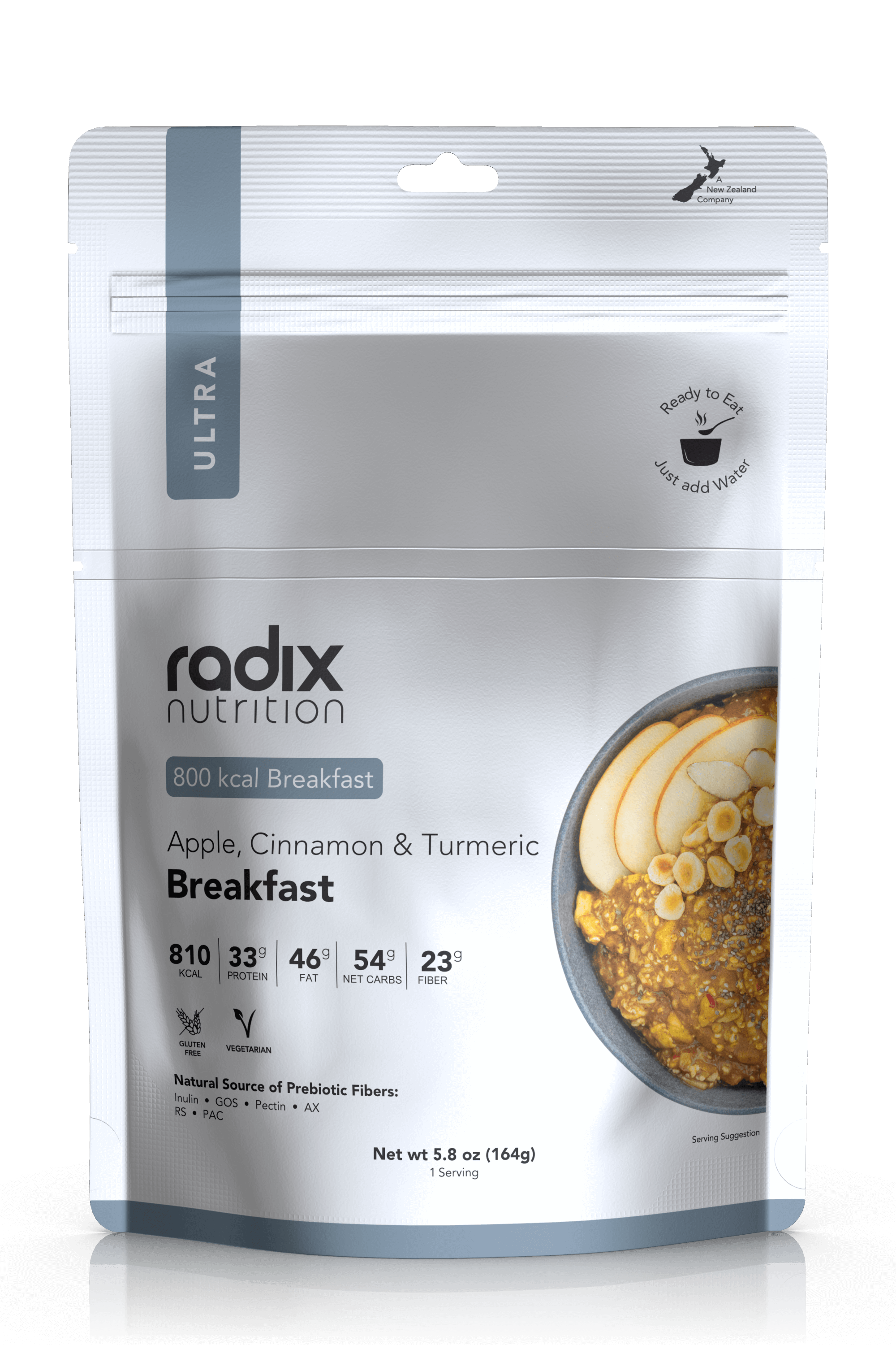 Radix Nutrition Ultra 800 Apple, Cinnamon & Turmeric V7 - Tramping Food and Accessories sold by Venture Outdoors NZ