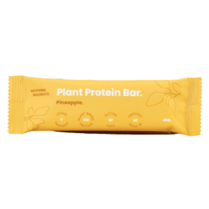 Nothing Naughty Pineapple Plant Protein Bar - Tramping Food and Accessories sold by Venture Outdoors NZ