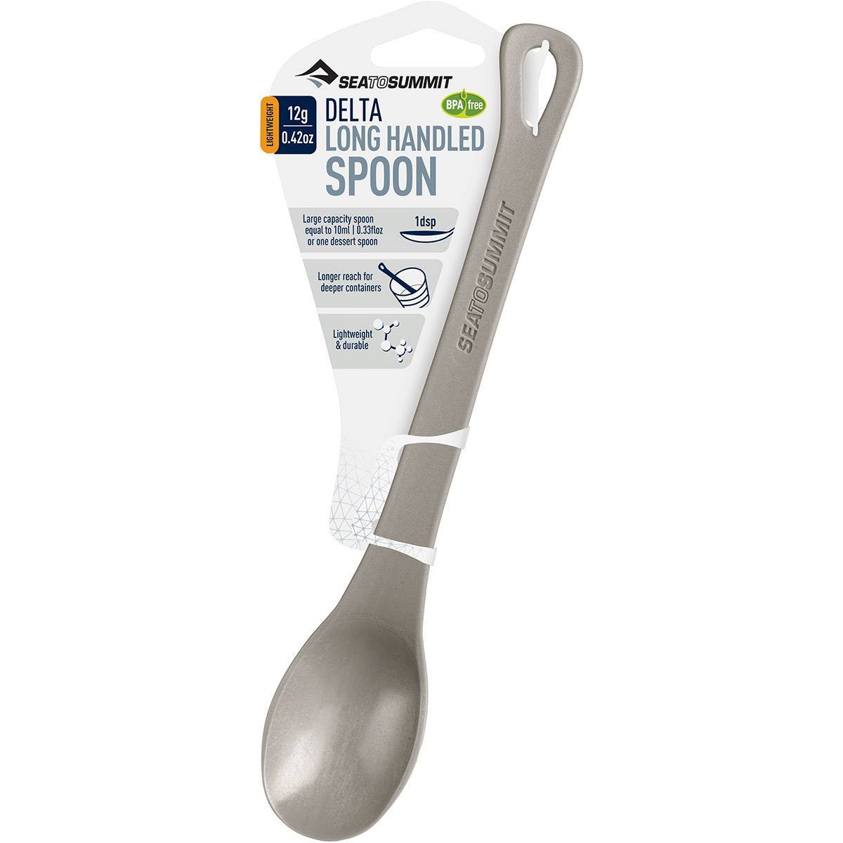 Sea To Summit Delta Long-Handled Spoon - Tramping Food and Accessories sold by Venture Outdoors NZ