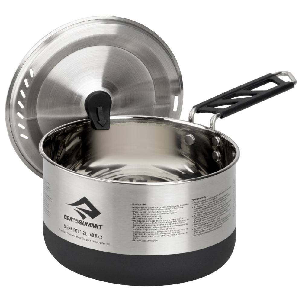 Sea To Summit Sigma Pot 1.2L - Tramping Food and Accessories sold by Venture Outdoors NZ