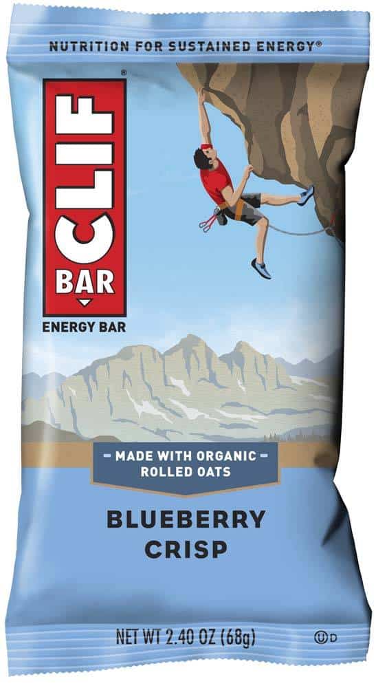 Clif Bar Blueberry Crisp - Tramping Food and Accessories sold by Venture Outdoors NZ
