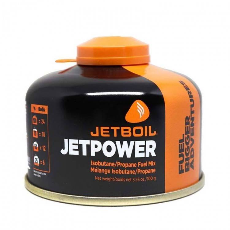 Jetboil JetPower 100g Gas - Tramping Food and Accessories sold by Venture Outdoors NZ
