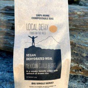 Local Dehy Mexican Chilli Beans with Home Compostable Packaging - Tramping Food and Accessories sold by Venture Outdoors NZ