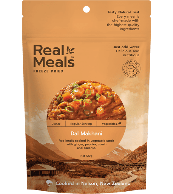 Real Meals Dal Makhani - Tramping Food and Accessories sold by Venture Outdoors NZ