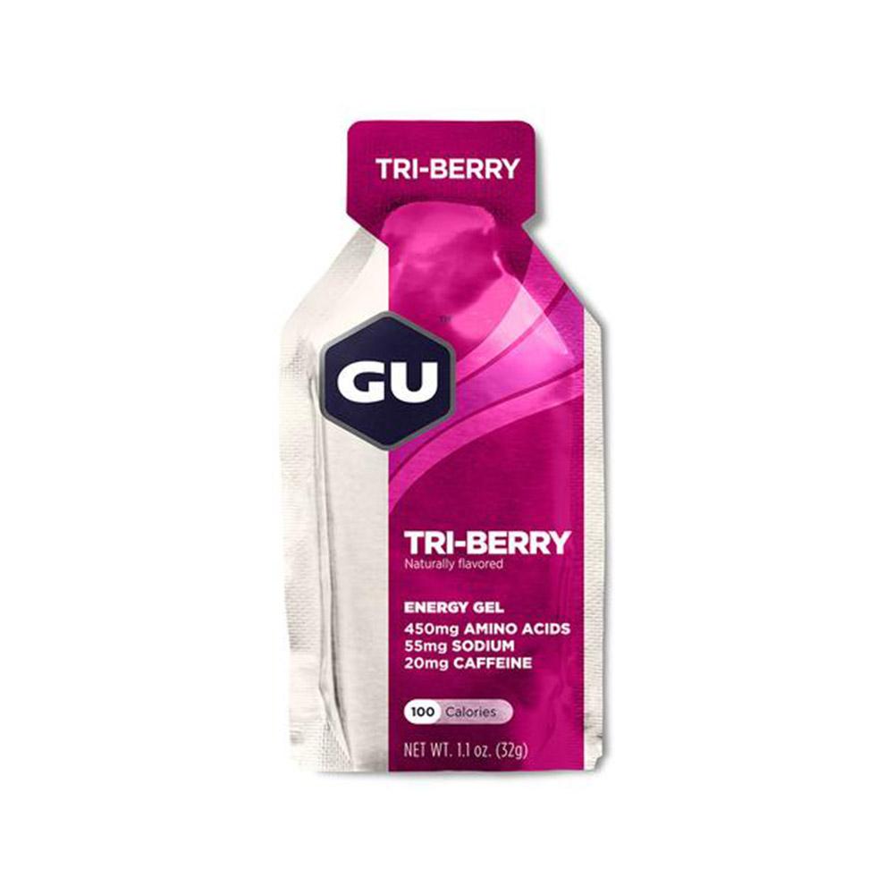 GU Tri-Berry Energy Gel - Tramping Food and Accessories sold by Venture Outdoors NZ