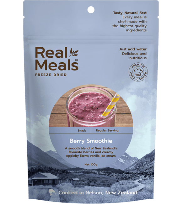 Real Meals Berry Smoothie - Tramping Food and Accessories sold by Venture Outdoors NZ
