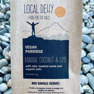 Local Dehy Banana, Coconut & Lime Porridge with Home Compostable Packag - Tramping Food and Accessories sold by Venture Outdoors NZ