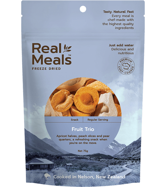 Real Meals Fruit Trio - Tramping Food and Accessories sold by Venture Outdoors NZ