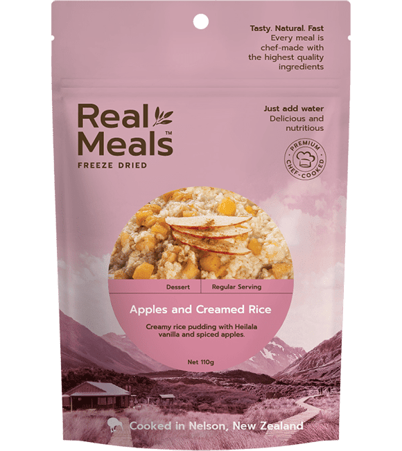 Real Meals Apples on Creamed Rice - Tramping Food and Accessories sold by Venture Outdoors NZ