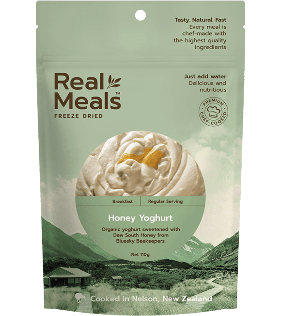 Real Meals Honey Yoghurt - Tramping Food and Accessories sold by Venture Outdoors NZ