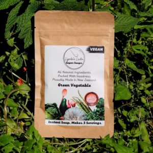Lyndal’s Ladle Vegan Green Vegetable Super Soup - Tramping Food and Accessories sold by Venture Outdoors NZ