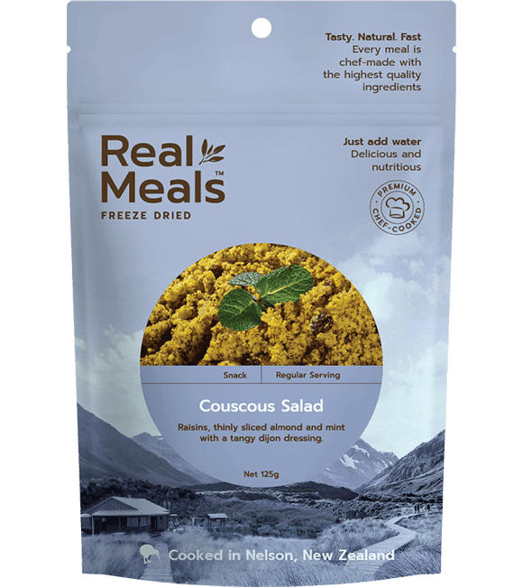 Real Meals Cous Cous Salad - Tramping Food and Accessories sold by Venture Outdoors NZ