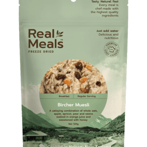 Real Meals Bircher Museli - Tramping Food and Accessories sold by Venture Outdoors NZ