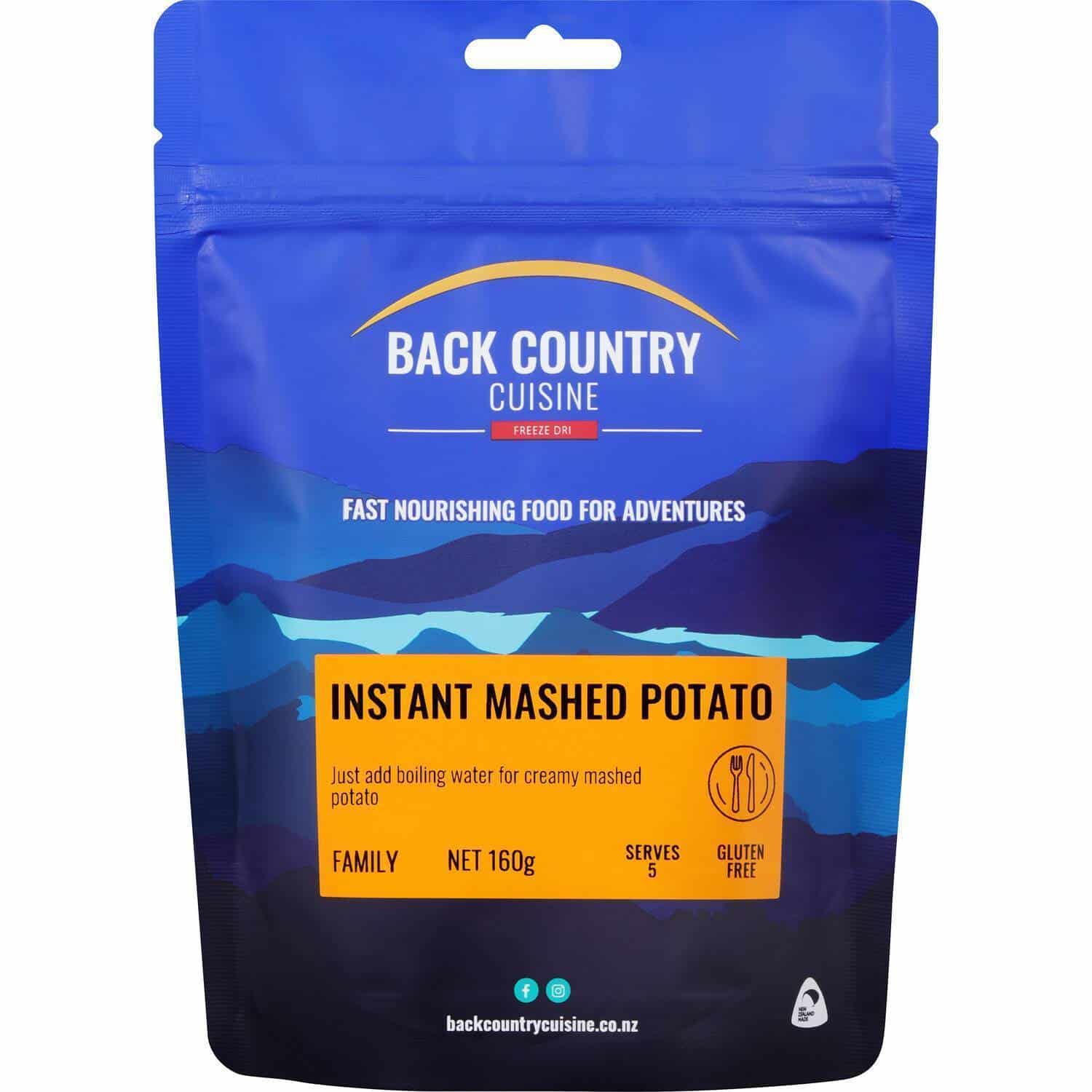 Back Country Cuisine Mashed Potato - Tramping Food and Accessories sold by Venture Outdoors NZ