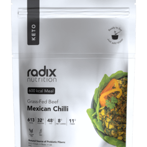 Radix Nutrition Keto 600 Mexican Chilli with Grass-Fed Beef V7 - Tramping Food and Accessories sold by Venture Outdoors NZ