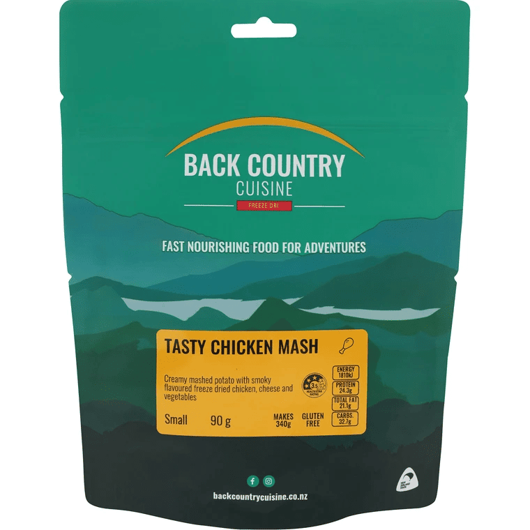 Back Country Cuisine Tasty Chicken Mash Small - Tramping Food and Accessories sold by Venture Outdoors NZ