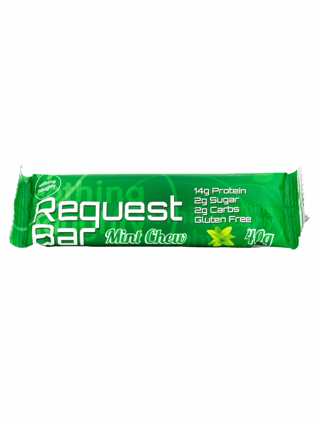 Nothing Naughty Request Mint Chew Bar - Tramping Food and Accessories sold by Venture Outdoors NZ