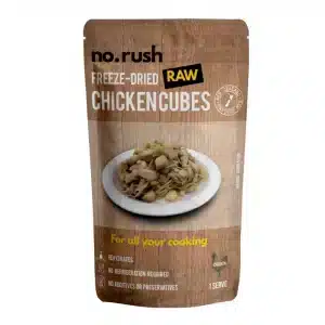 No Rush Freeze-Dried Chicken Cubes - Tramping Food and Accessories sold by Venture Outdoors NZ