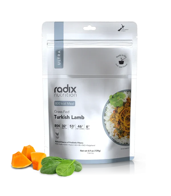Radix Nutrition Ultra 800 Grass-Fed Turkish Lamb V7 - Tramping Food and Accessories sold by Venture Outdoors NZ
