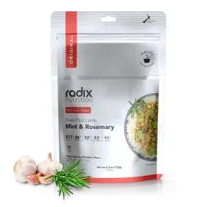 Radix Nutrition Original 600 Lamb, Mint & Rosemary V7 - Tramping Food and Accessories sold by Venture Outdoors NZ