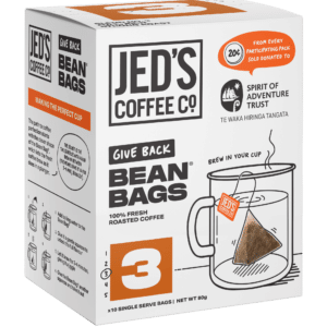 Jed’s Coffee Co. Bean Bags Blend No.3 - Tramping Food and Accessories sold by Venture Outdoors NZ